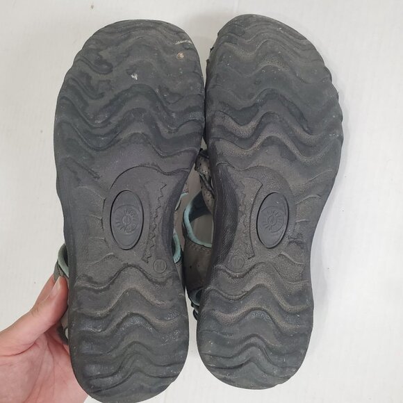 EARTH SPIRIT Womens Sandals Outdoor Waterproof Performance Hook & Loop Gray 10 - Picture 3 of 12